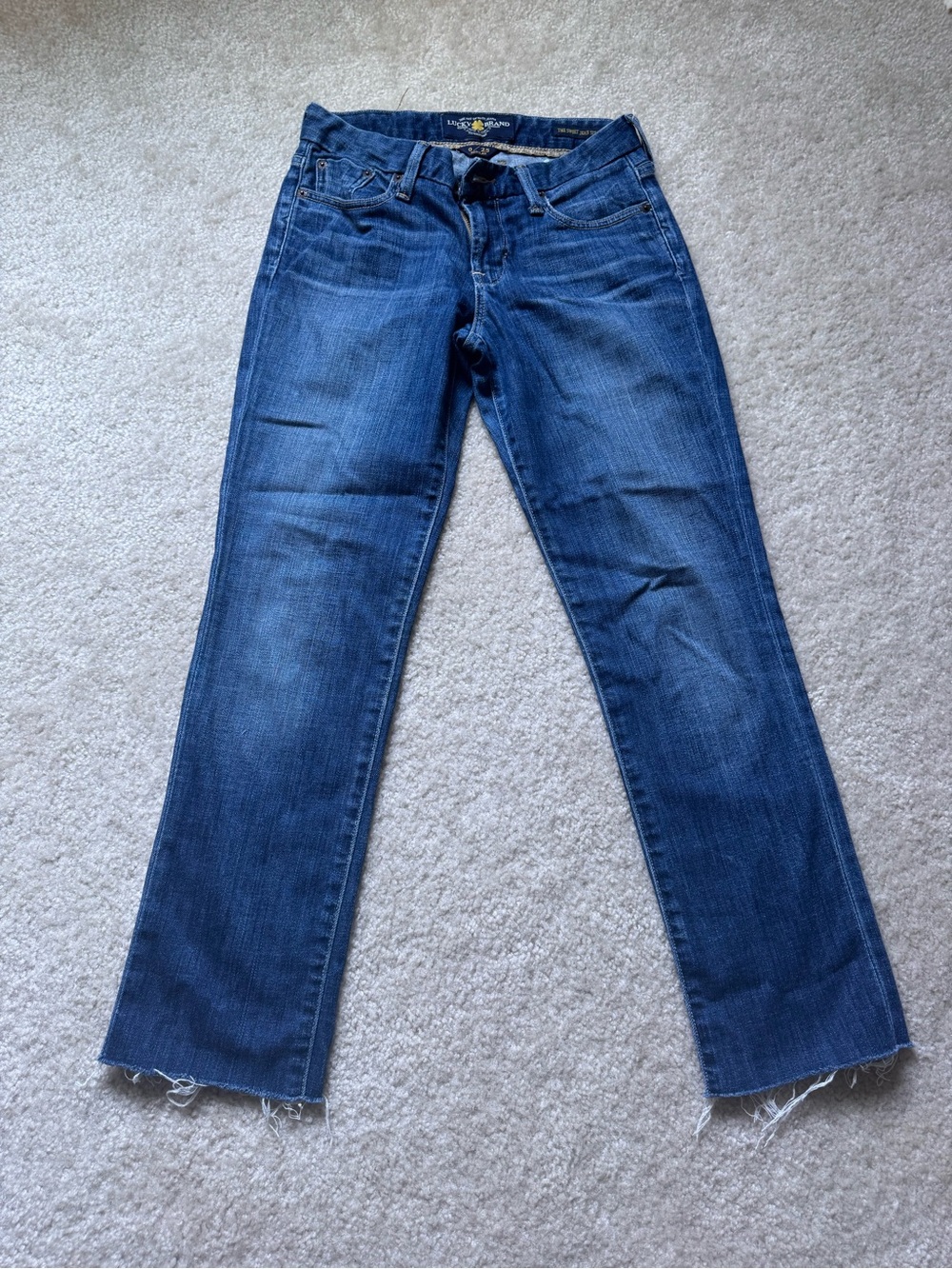 Lucky Brand Women's Medium Blue straight Jeans